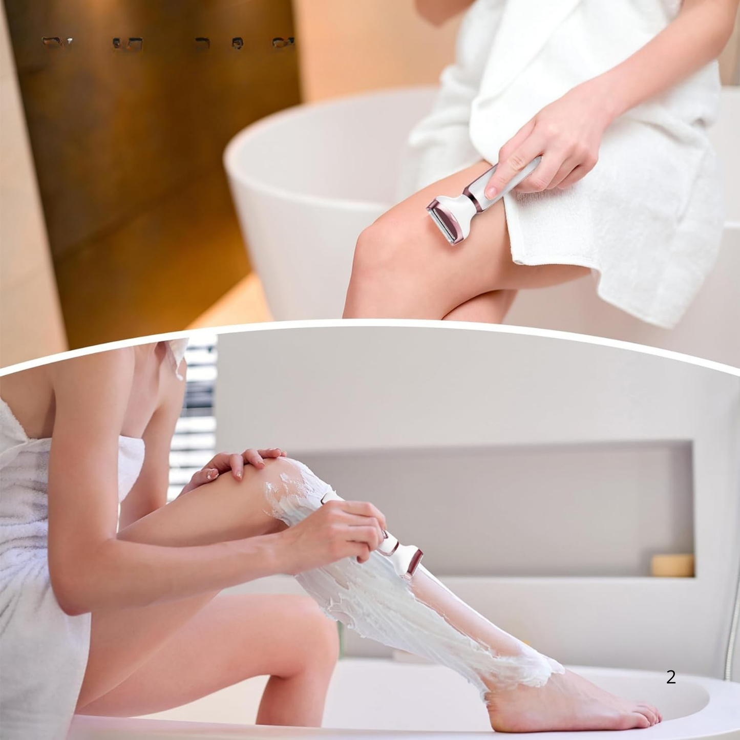 Depiladora Eléctrica 4 en 1 Recargable USB